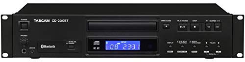 Tascam CD-200BT Rackmount Professional CD Player with Bluetooth Wireless