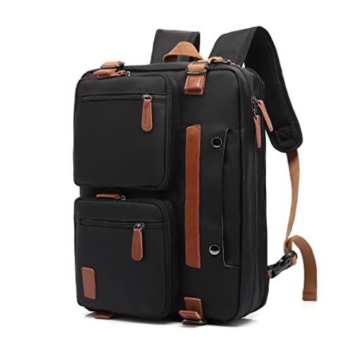 MOLNIA 3 in 1 Laptop Backpack, 17.3 inch Computer Bags for Men, Laptop Backpack for Men, for Travel Bussiness School Men Women, Black