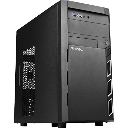 Antec Value Solution Series VSK3000 Elite, Black SGCC Micro ATX Tower Computer Case