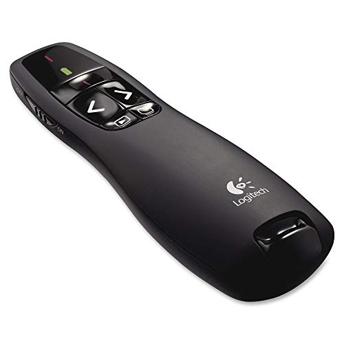 Logitech Wireless Presenter R400, Wireless Presentation Remote Clicker with Laser Pointer