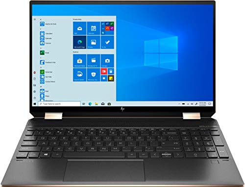 New HP Spectre x360 2-in-1 13.3" 4K OLED Ultra HD Touch-Screen 11th Gen Intel Core i7-1165G7 16GB DDR4 1TB SSD + 32 GB Optane HP Active Pen Win 10 - Night Fall Black