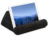 iPad Tablet Stand Pillow Holder - Universal Phone and Tablet Stands and Holders Can Be Used on Bed, Floor, Desk, Lap, Sofa, Couch - Black Color