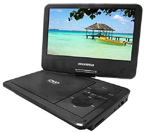 Sylvania SDVD9321 Portable DVD Player with 9-Inch Screen, USB, Card Reader and 4-hour Battery