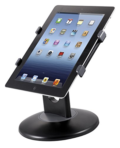 Kantek Tablet Stand for Apple iPad, iPad Air, iPad Pro (All 9.7-Inch, 10.5-Inch, and 11-Inch Sizes), iPad Mini (1, 2, and 3), Kindle Fire 7-Inch (Kindle Fire, HDX7, HD 7), Samsung Galaxy Tab (S, S2, S3), and Galaxy Pro S (TS710)