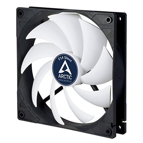 ARCTIC F14 SILENT-140 mm Standard Case Fan, Ultra Low Noise Cooler, Silent Cooler with Standard Case, Push- or Pull Configuration Possible