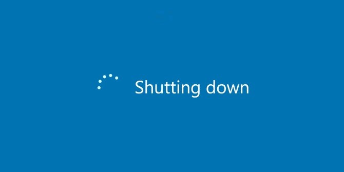 Shutting down