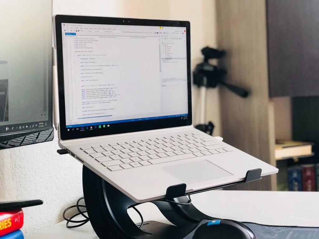 Laptop stand for desk