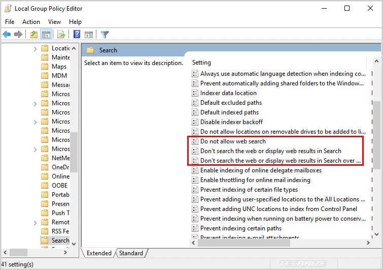 Remove all Web Results from Your Windows 10 Search